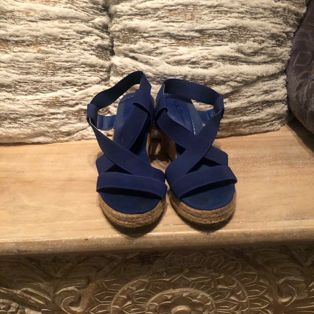 Wedges Blue Royal